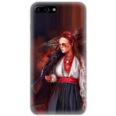Чохол для iPhone 7 Plus / 8 Plus MixCase патріотичні українка з автоматом