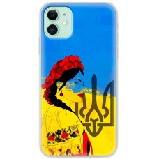 Чохол для iPhone 11 MixCase патріотичні українка у вишиванці