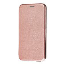 Чохол книжка Premium для Xiaomi Redmi Note 8T рожево-золотистий