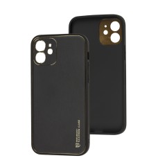 Чохол для iPhone 12 Leather Xshield black