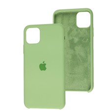 Чохол silicone для iPhone 11 Pro Max case mint
