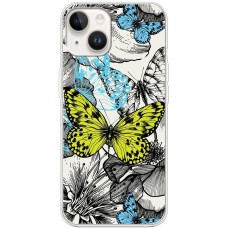 Чохол для iPhone 15 Plus MixCase метелики жовтий