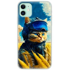 Чохол для iPhone 11 MixCase патріотичні котик