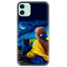 Чохол для iPhone 11 MixCase патріотичні зіркова ніч картина
