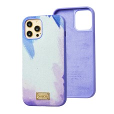 Чохол для iPhone 12 Pro Max Gif Wave style фіолетовий