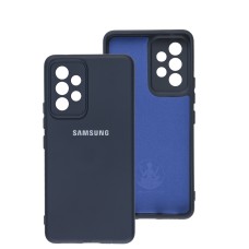 Чохол для Samsung Galaxy A53 (A536) Silicone Full camera midnight blue
