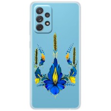 Чохол для Samsung Galaxy A13 (A135) MixCase патріотичні тризуб з квітів