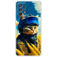 Чохол для Samsung Galaxy A13 (A135) MixCase патріотичні військовий котик