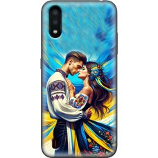 Чохол для Samsung Galaxy A01 (A015) MixCase патріотичні закохана пара