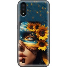 Чохол для Samsung Galaxy A01 (A015) MixCase патріотичні сяйво в очах