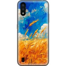 Чохол для Samsung Galaxy A01 (A015) MixCase патріотичні Хліб України фарбою