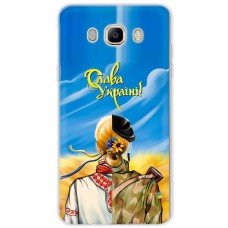 Чохол для Samsung Galaxy J7 2016 (J710) MixCase патріотичні Слава Україні