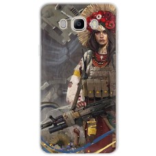 Чохол для Samsung Galaxy J7 2016 (J710) MixCase патріотичні дівчина воїн