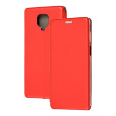 Чохол книжка Premium для Xiaomi Redmi Note 9s / 9 Pro червоний