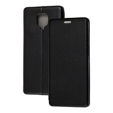 Чохол книжка Premium для Xiaomi Redmi Note 9s / 9 Pro чорний