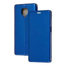 Чохол книжка Premium для Xiaomi Redmi Note 9s / 9 Pro синій
