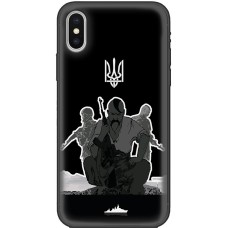 Чохол для iPhone X / Xs MixCase патріотичні козак з автоматом