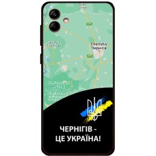 Чохол для Samsung Galaxy A04 (A045) MixCase патріотичні Чернігів це Україна