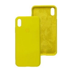Чохол для iPhone Xs Max Silicone Full жовтий / lemone