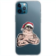 Чохол для iPhone 13 MixCase Новий рік Санта Клаус за Україну