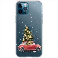 Чохол для iPhone 13 Pro MixCase Новий рік ялинка їде додому