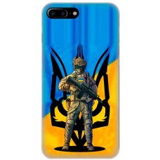 Чохол для iPhone 7 Plus / 8 Plus MixCase патріотичні український воїн