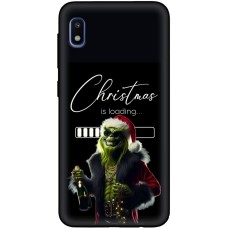Чохол для Samsung Galaxy A10 (A105) MixCase Новий рік посмішка Грінча