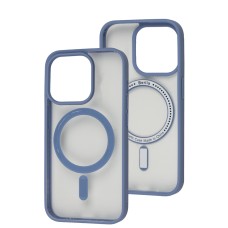 Чохол для iPhone 15 Pro Berlia Color MagSafe sierra blue
