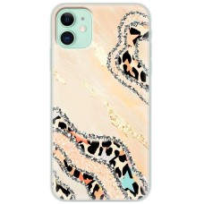 Чохол для iPhone 12 mini MixCase Леопард кристал