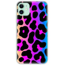 Чохол для iPhone 12 mini MixCase Леопард неон