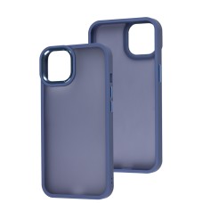 Чохол для iPhone 11 Metal Bezel синій