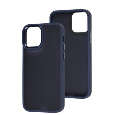 Чохол для iPhone 11 Metal Bezel темно-синій