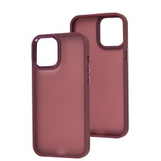 Чохол для iPhone 12 Pro Max Metal Bezel фуксія