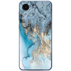 Чохол для Samsung Galaxy A03 Core (A032) MixCase мармур бірюзовий мікс