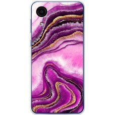 Чохол для Samsung Galaxy A03 Core (A032) MixCase рожевий мармур