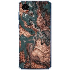 Чохол для Samsung Galaxy A03 Core (A032) MixCase мармур темно-зелений