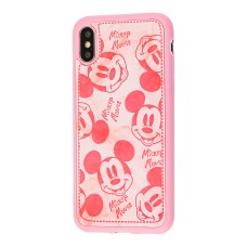 Чохол для iPhone Xs Max Mickey Mouse ретро рожевий