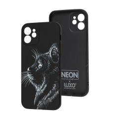 Чохол для iPhone 12 WAVE neon x luxo Wild cat
