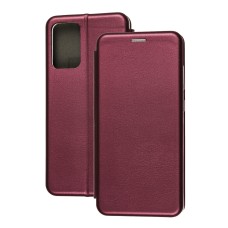 Чохол книжка Premium для Samsung Galaxy A72 бордовий