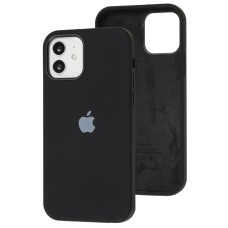 Чохол для iPhone 12 / 12 Pro Full Silicone case black