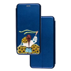 Чохол-книжка Xiaomi 12 Lite з малюнком Українка із соняшниками