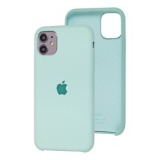 Чохол Silicone для iPhone 11 case turquoise