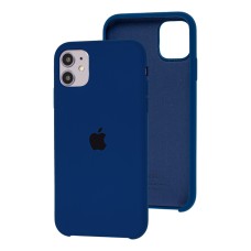 Чохол Silicone для iPhone 11 case blue cobalt