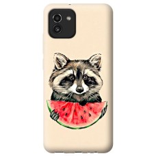 Чохол для Samsung Galaxy A03 (A035) Mixcase тварини єнот з кавуном