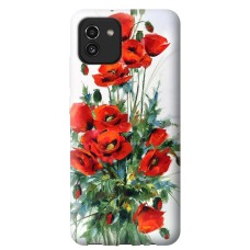 Чохол для Samsung Galaxy A03 (A035) Mixcase природа червоний мак