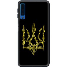 Чохол для Samsung Galaxy A7 2018 (A750) MixCase патріотичні герб з колосків