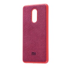 Чохол для Xiaomi Redmi 5 Textile червоний
