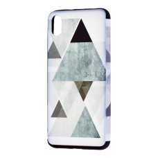 Чохол для Xiaomi Redmi 7A print 3D "трикутники"