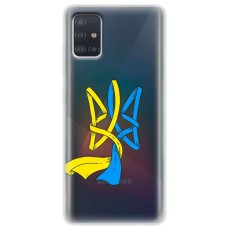 Чохол для Samsung Galaxy A51 (A515) / M40s MixCase патріотичні синє-жовтий Тризуб