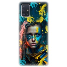 Чохол для Samsung Galaxy A51 (A515) / M40s MixCase патріотичні воєвнича Українка